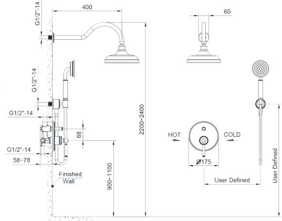 Душова система Imprese Hydrant ZMK031806110