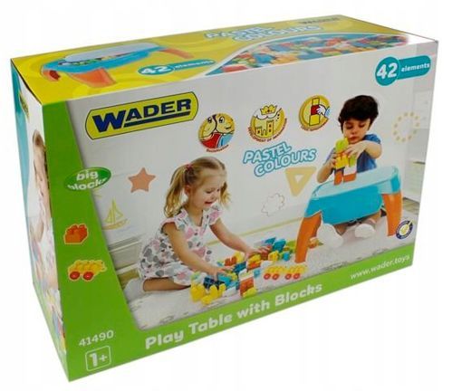 Ігровий столик Тигрес розвиваючий з кубиками 42 елемента 41490