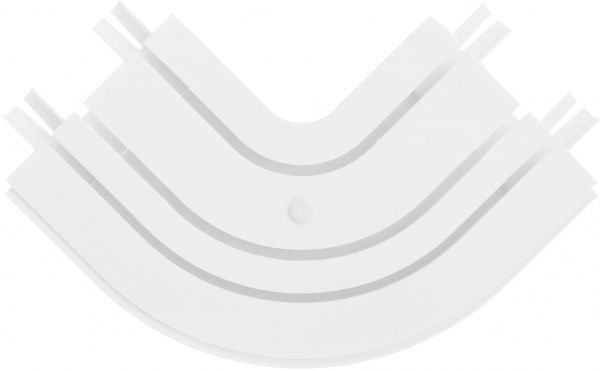 Поворот Bella Vita зовнішній потрійний набірний білий 