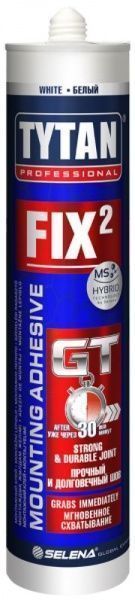 Клей монтажный Tytan FIX² GT 290мл белый
