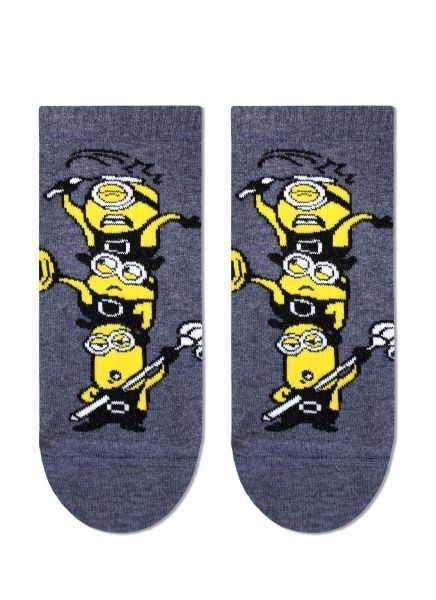 Носки женские Брестские 1125 Minions (укороченные) 305 р. 23 серый меланж 1 пар 
