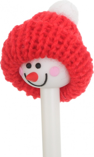 Ручка шариковая Новогодний снеговик 2 