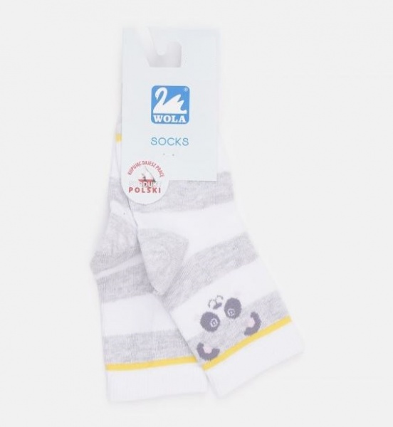 Шкарпетки унісекс Wola W24.01P 314 р. 21-23 білий 