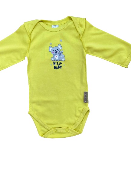 Боди унисекс Bambinelli р.56 желтый Б301-7 