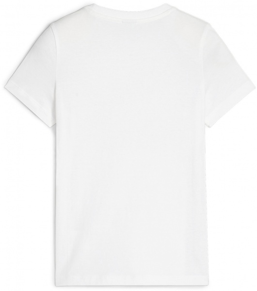 Футболка Puma CLASSICS IRIDESCENT LOGO TEE G 62290402 р.152 белый