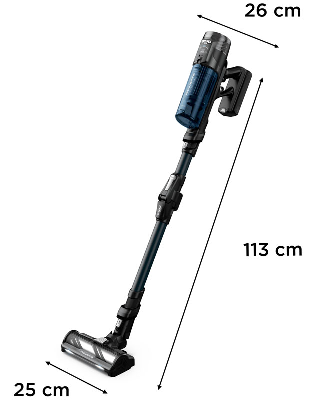 Пылесос аккумуляторный Rowenta X-Force Flex 13.60 RH9AD1WO blue