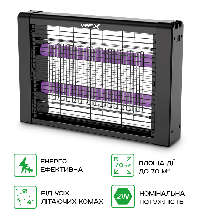 Светильник для уничтожения насекомых IREX LED 2 Вт