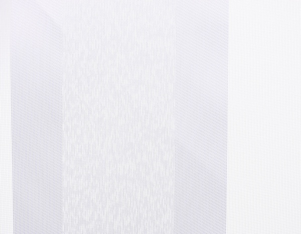 Тканина тюлева 300 см сітка біла смужка 815675/501 