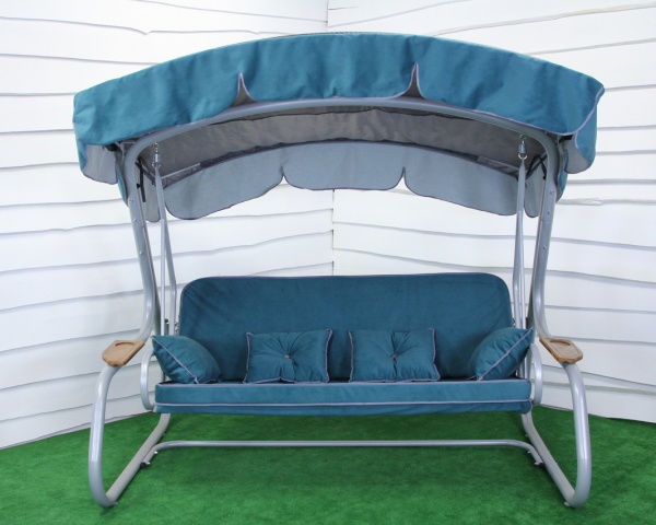 Качели с навесом садовая 