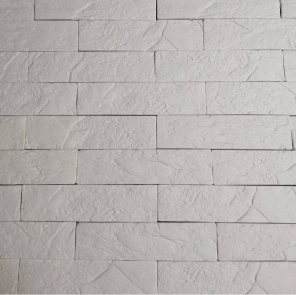 Плитка гипсовая прямая Gipsanit Classic белая 0,8 кв.м 