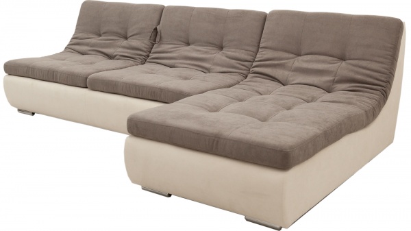 Диван модульний Кедр Сієста з алігатором бежевий 3000x1850x910 мм