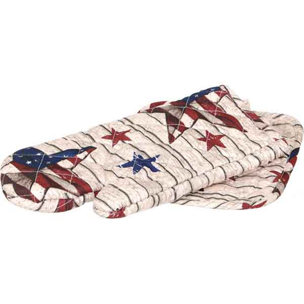 Набор кухонный Звезда кантри рукавичка и прихватка 17x30 см 