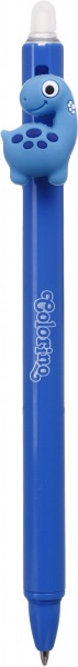 Ручка Colorino Динозаври пиши-стирай синя 