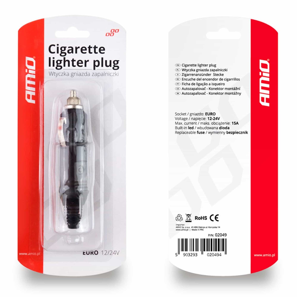 Адаптер автомобильный AMiO (02049) Евро