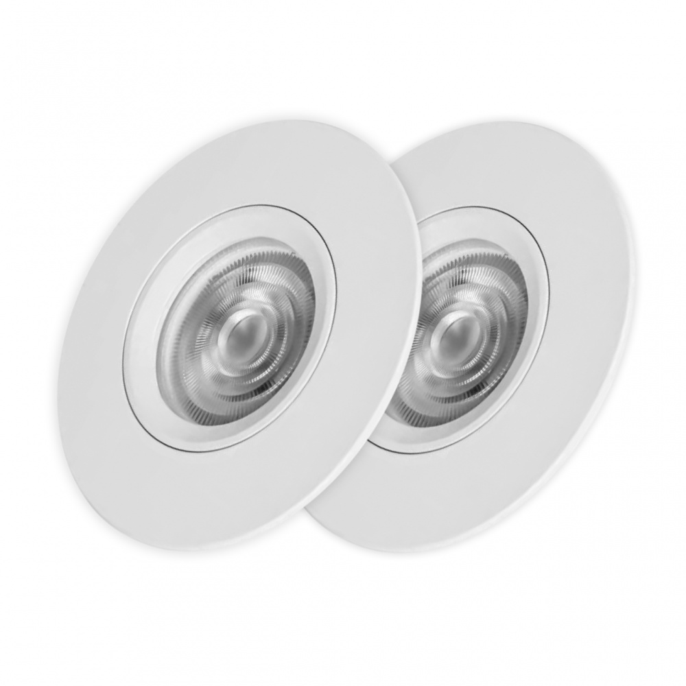 Светильник точечный Hopfen GU5.3 белый ALUM 1703 2 шт/уп