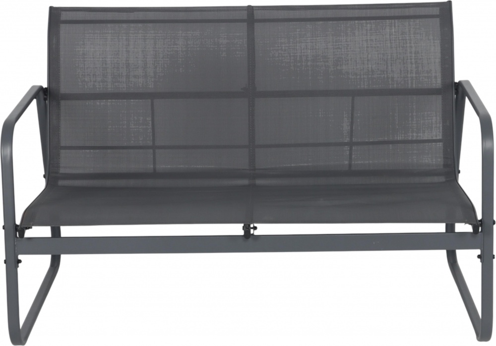 Комплект металевих меблів Indigo Амелі стіл + 2-х місна софа + 2 крісла графіт