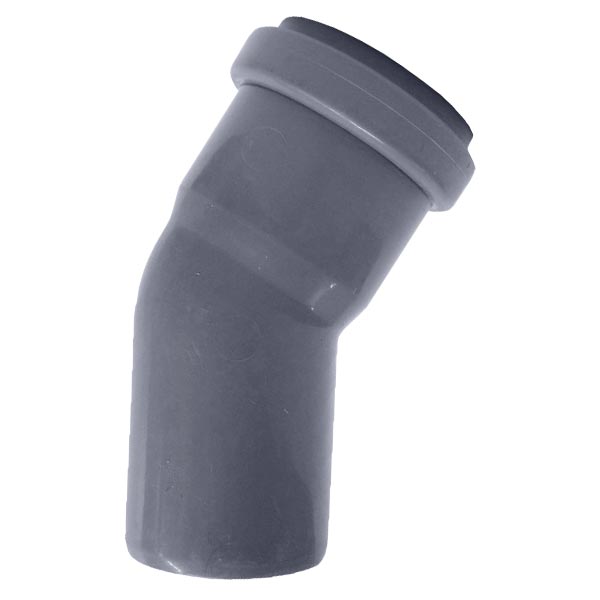 Коліно каналізаційне внутрішнє Європласт 50 мм 30°