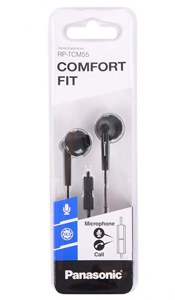 Навушники Panasonic RP-TCM55GC-K black 