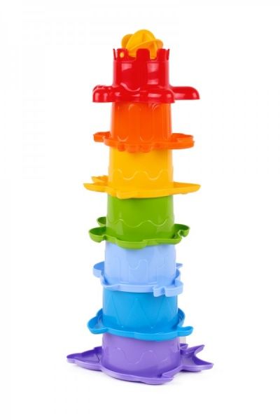 Набір для гри з піском і водою ТехноК Пірамідка 6580