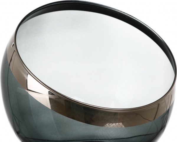 Ваза Wrzesniak Glassworks Semisphere 16,3 см серый 