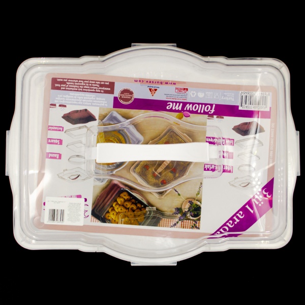 Тортовница 3 в 1 475x36x105 мм white Follow Me