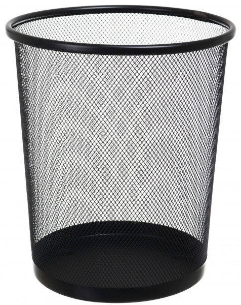 Кошик для паперу Nota Bene металевий 23,7x18,4х26,3 см чорний 