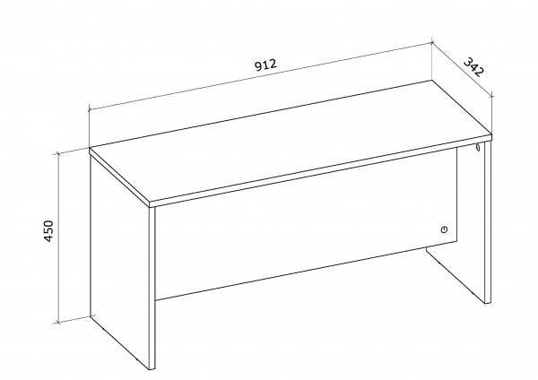 Лавка Грейд Эда 912x450x342 мм дуб сонома 