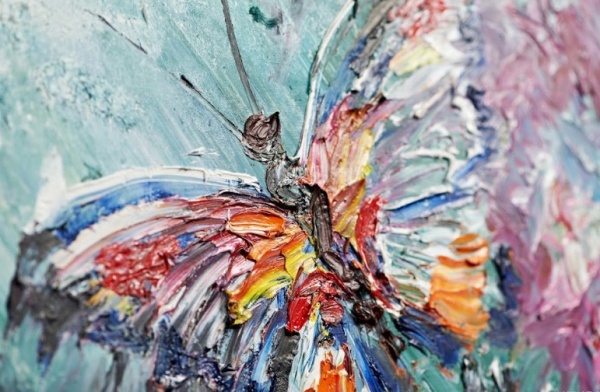 Картина на холсте Бабочка 55x80 см ТЕРРАВОЛ 