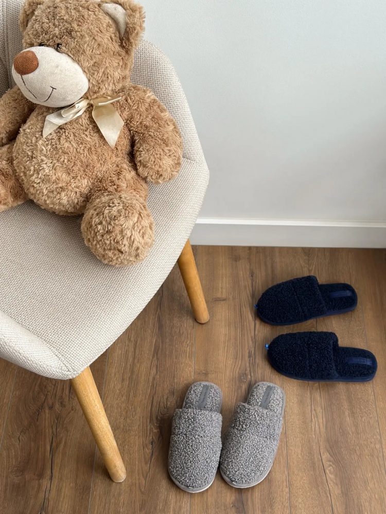 Тапочки детские Twins TEDDI р.30-31 серый 10412