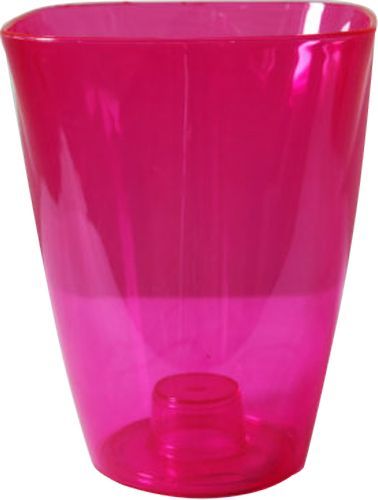 Кашпо для орхідей Орхідейниця круглий 1,75л малиновий 