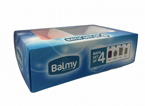 Губка банна Balmy Naturel 4 шт. 02151 