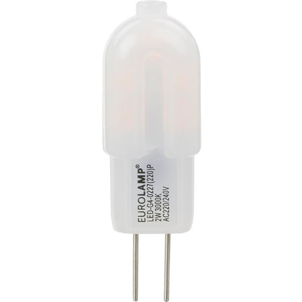 Лампа светодиодная Eurolamp 2 Вт капсульная G4 220 В 3000 К LED-G4-0227(220)P