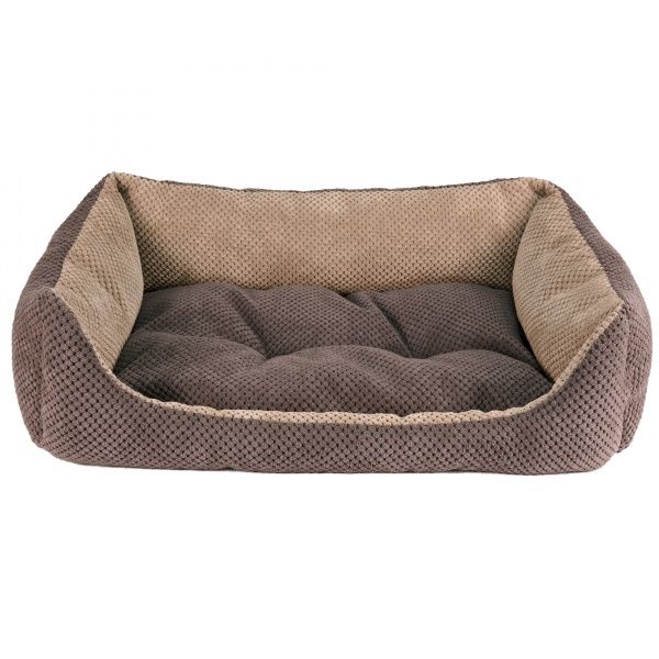 Лежак FX home Armando Brown 45х37х15 см коричневий