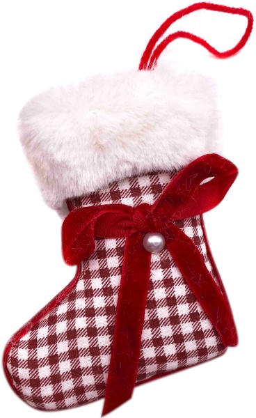 Підвіска Dalian Everglory чобіток 11 см червоний LX2021-0111