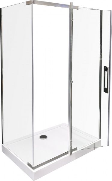 Душова кабіна ScandiSPA Fortuna JY053 120х80 профіль хром скло прозоре