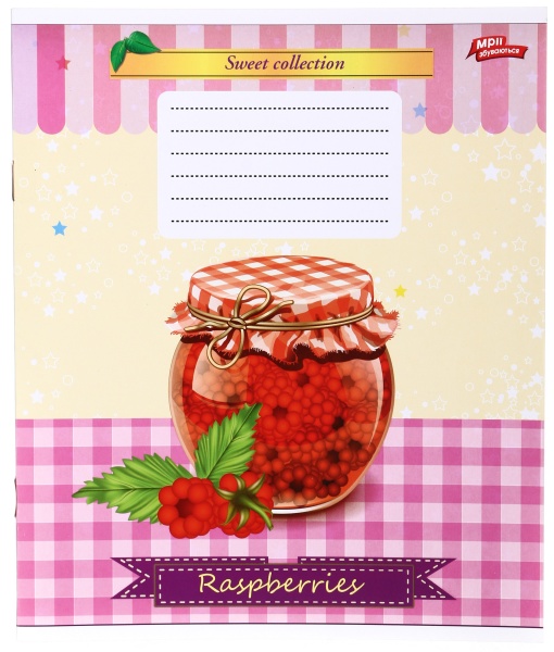 Зошит шкільний уф-лак 12 аркушів у лінійку в асортименті Мрії збуваються