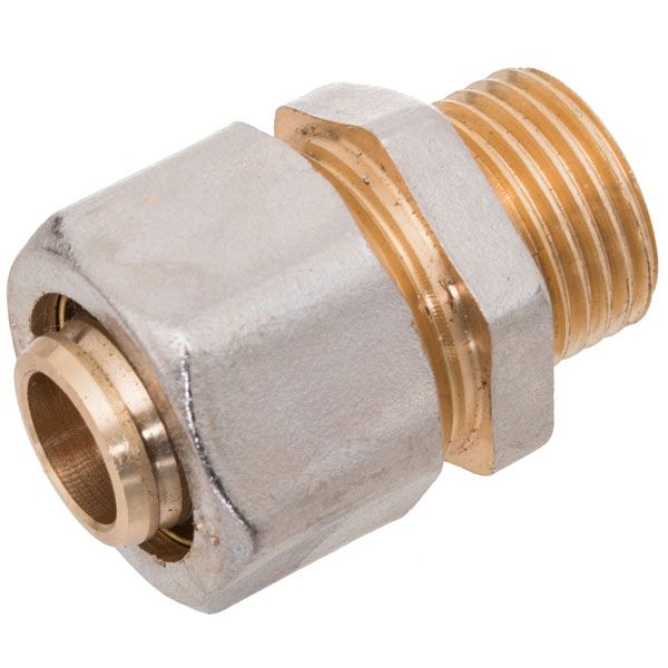 З'єднувач обжимний зовнішній Gross 20х1/2'