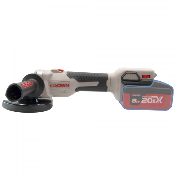 Болгарка (кутова шліфмашина) Crown CT23008-125HX