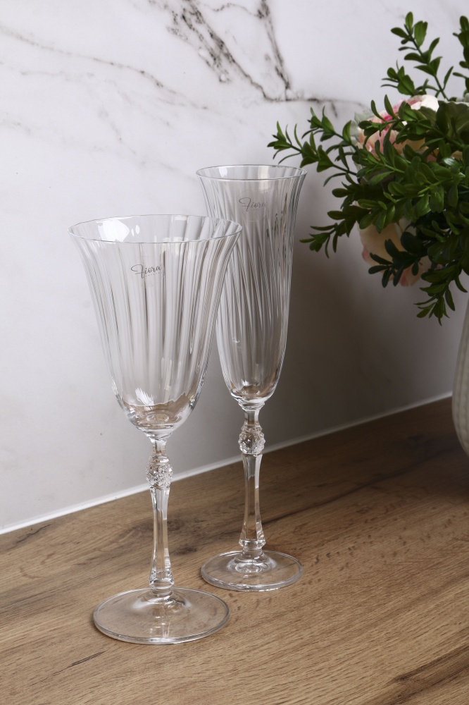 Набір бокалів для шампанського Bohemia Parus 190 мл 6 шт.