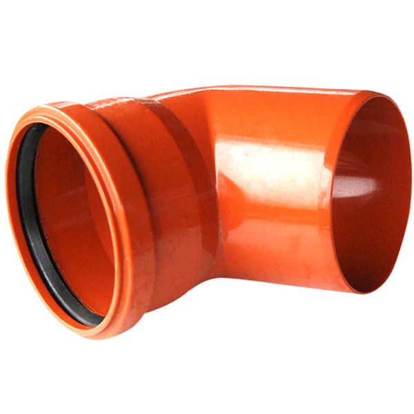 Колено канализационное Evci Plastik 110 мм 90° внешнее