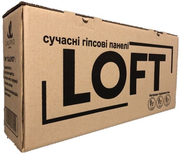 Плитка гіпсова 3D-панель Calipso Loft 0,98 кв.м