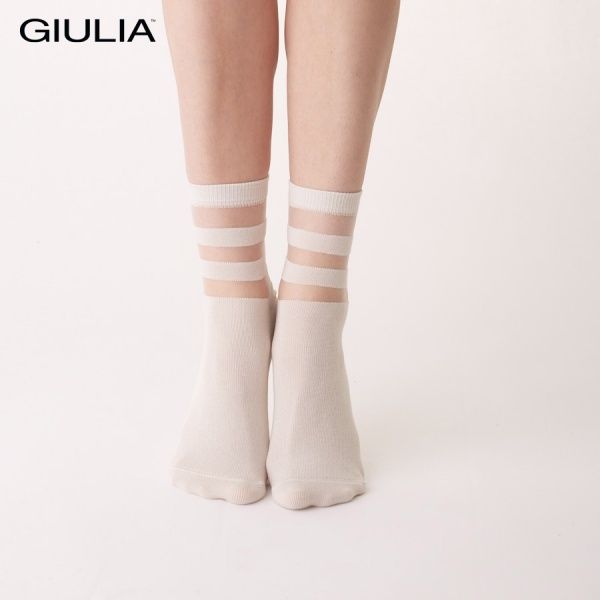 Носки женские Giulia WS2 Cristal 017 р. 39-40 молочный 1 пар 