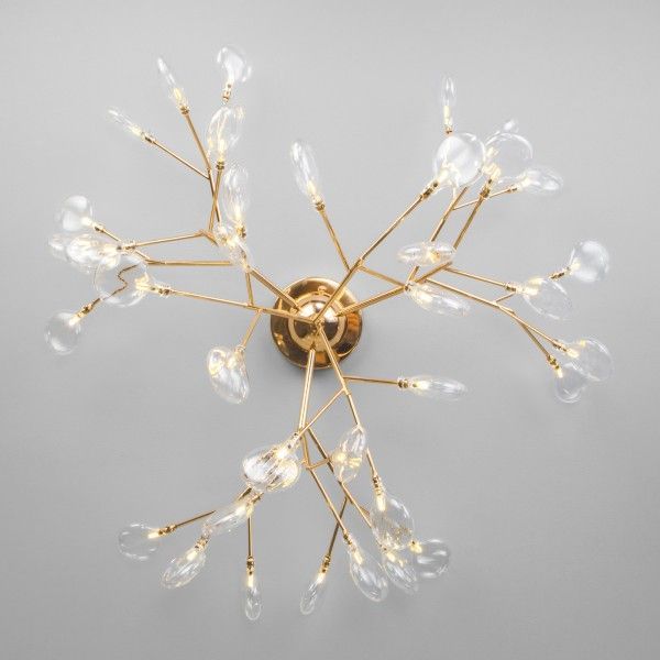 Люстра стельова Strotskis Lamella 566 36x3 Вт G4 золото 