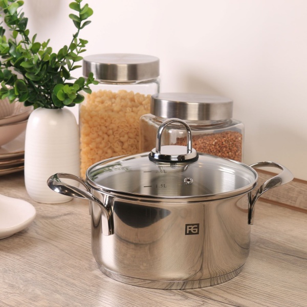 Кастрюля с крышкой Sydney 2,4 л Flamberg Premium