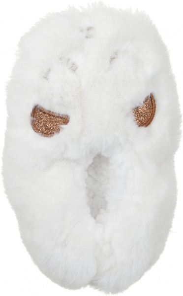 Тапочки детские для девочки Maxwin KIDS Зверюшки Котик р.29-31 молочный 