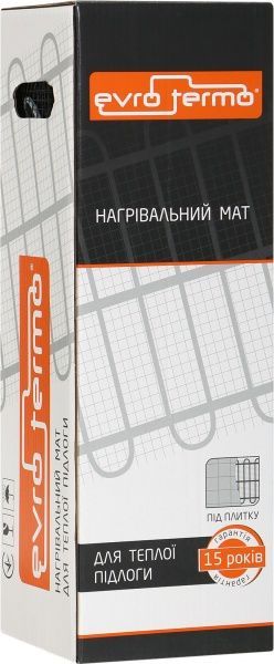 Нагревательный мат Evro-Termo 150, 5,9 кв.м