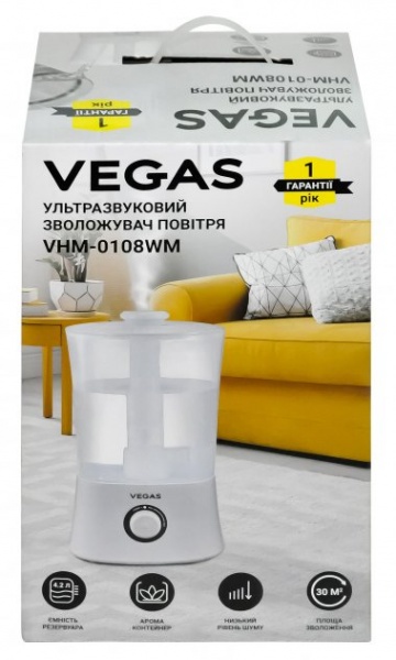 Увлажнитель воздуха Vegas VHM-0108WM