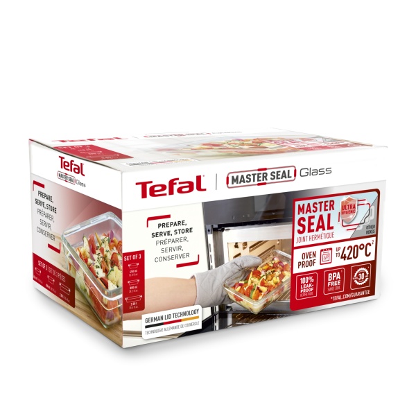 Набор контейнеров для пищевых продуктов Master Seal 3 шт N1050910 Tefal
