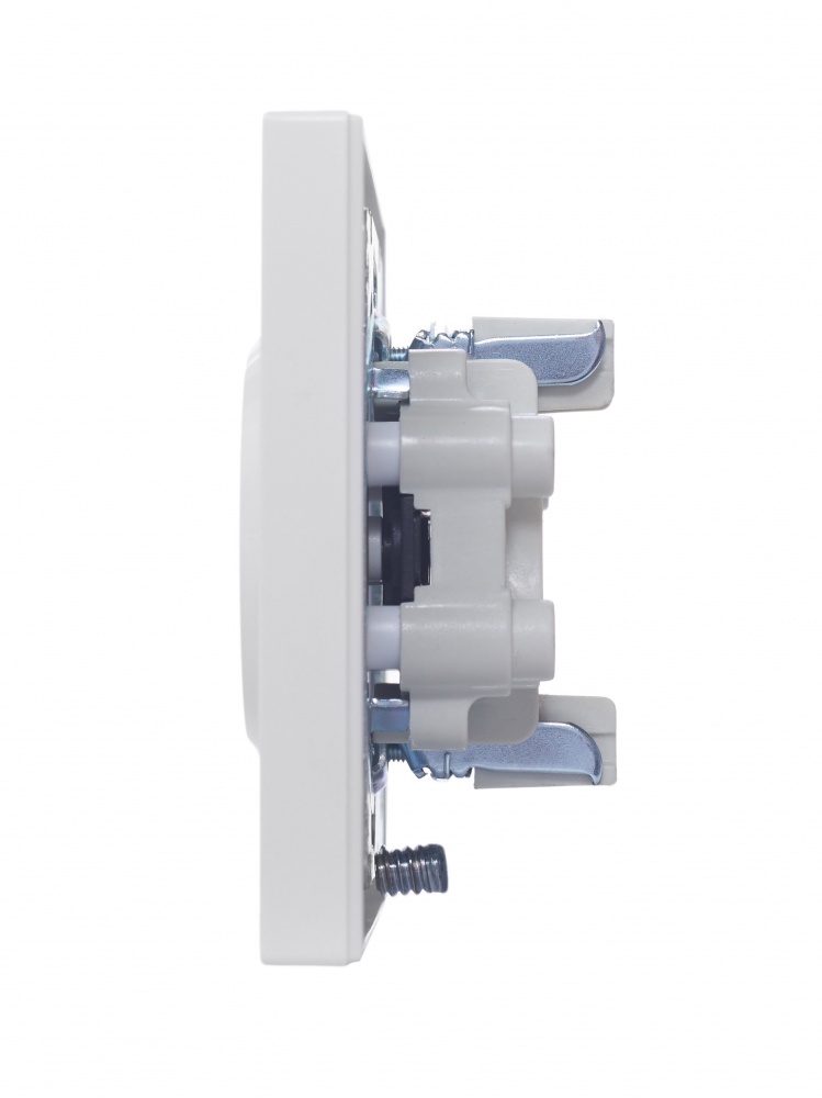 Розетка 2 без заземлення Lezard Vesna IP20 білий 742-0200-128B