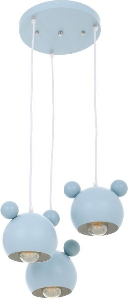 Підвіс Accento lighting Micky 3x40 Вт E27 блакитний  31333205